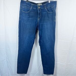 Democracy Jeans Women’s 14 “Ab”solution Booty Lift Blue Stretch Skinny Denim